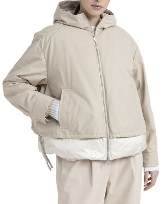 Peserico - Down Hooded Puffer Coat