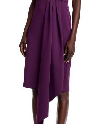 Asymmetric Draped Dress