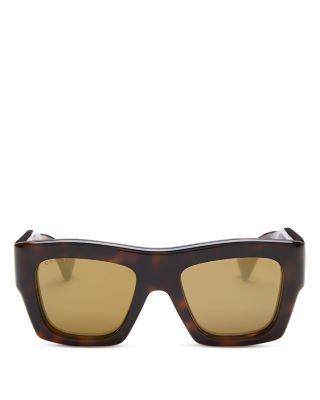 Gucci Square Sunglasses, 52mm