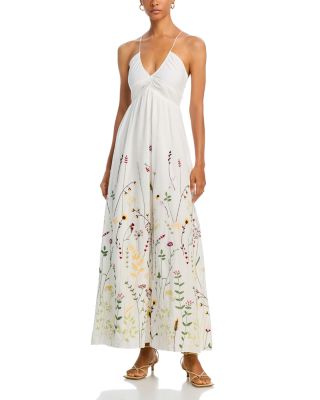 Vanessa Bruno Daga 2024 embroidered cotton dress