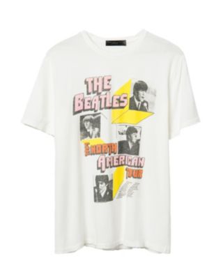 Junk Food Clothing - Unisex The Beatles North American Tour 3D Boxes Vintage Tee