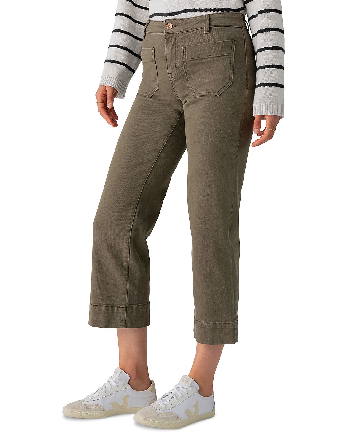 Sanctuary The Marine Cropped Wide Leg Pants