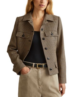 REISS - Lena Check Jacket