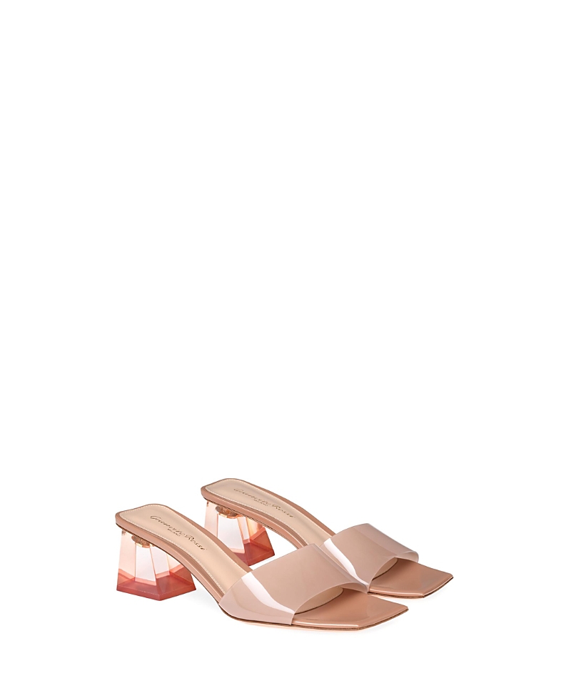 Gianvito Rossi Cosmic 55mm Mules In Pink