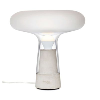 Nude Glass - Orion Lamp Top with Concrete Base