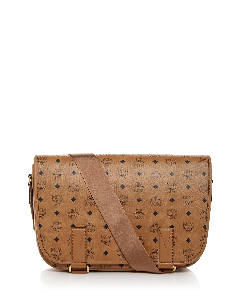 Mcm Aren Visetos Medium Messenger Bag