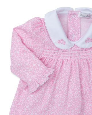 Girls' Floral Smocked Top & Footed Pants Set - Baby
