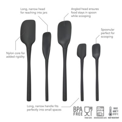Flex-Core Silicone 5-Piece Spatula Set 
