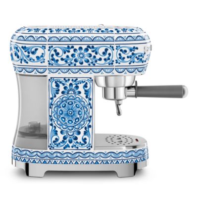 Dolce &amp; Gabbana 50&#39;s Retro Style Aesthetic Blu Mediterraneo Espresso Coffee Machine