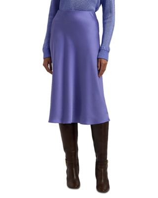 Ralph Lauren - Satin Charmeuse Midi Skirt