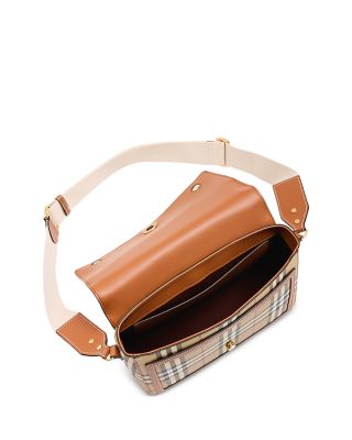 【BURBERRY】送料/関税込 Check Note Shoulder Bag Burberry Note Check Shoulder Bag | Bloomingdale's