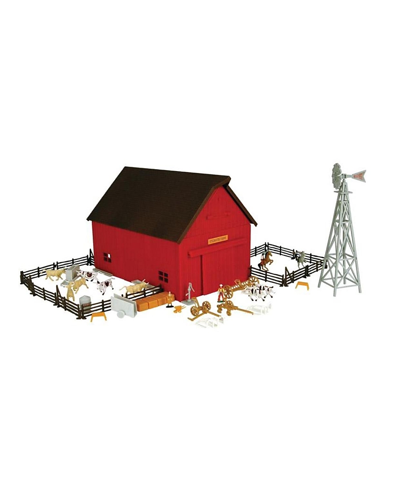 Tomy 1/64 Ertl Western Ranch Play Set With Accessories - Ages 5-7