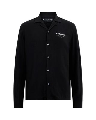 Underground Regular Fit Graphic Logo Button Front Shirt