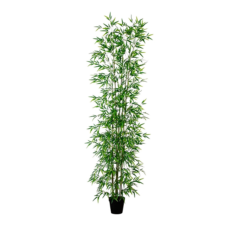 NEARLY NATURAL 11' ARTIFICIAL GREEN BAMBOO TREE