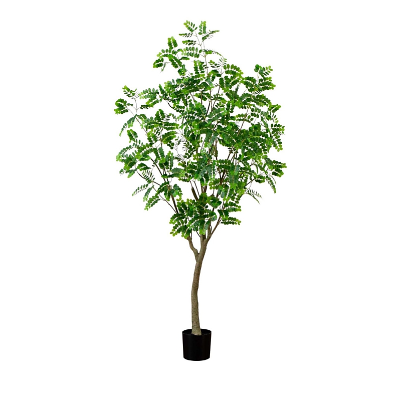 Nearly Natural 7' Artificial Greco Citrus Tree With Real Touch Leaves In Green