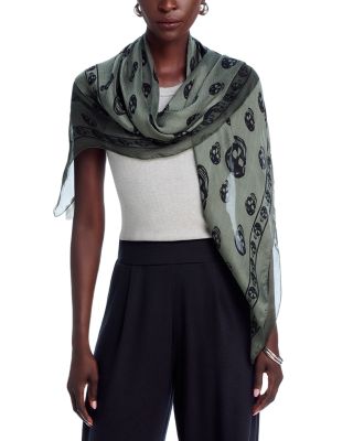 Skull Silk Scarf
