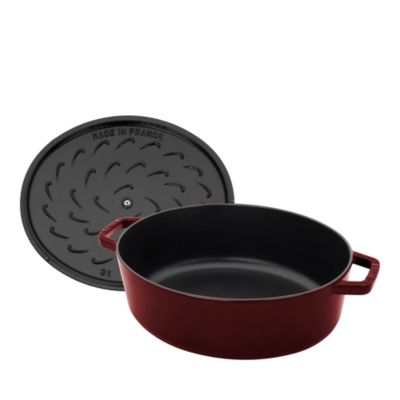 Cast Iron 6.25 Qt. Wide Oval Dutch Oven