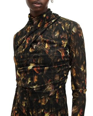 Tia Long Sleeve Mesh Dress