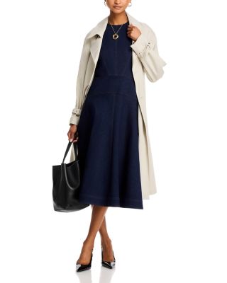 Veronica Beard Karrigan Denim Midi Dress | Bloomingdale's