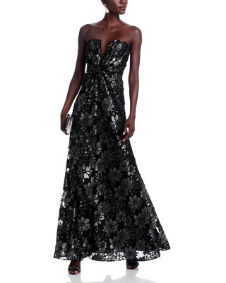 bloomingdales evening dresses Bloomingdales, Hunter Green Front Opening Maxi Dress w/ Tags Size 2 with statement Clearance Evening Gowns - Bloomingdale's