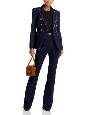 Veronica Beard - Miller Denim Dickey Jacket & Gracie Belted Pants