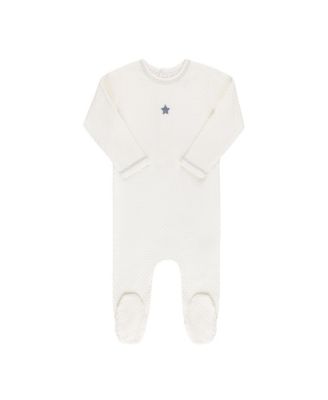 Ely's & Co. Unisex Embroidered Heart and Star Collection Footie - Baby