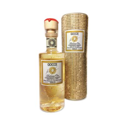 Gocce Italiane Balsamoro White Balsamic Condiment with Gold Flakes
