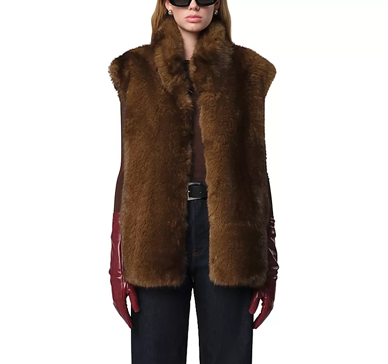 Apparis Laila Faux Fur Vest