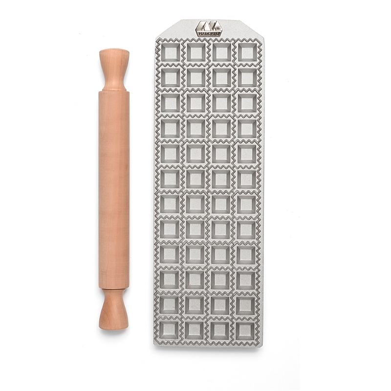 Marcato 48 Square Ravioli Mold Set In Stainless Steel