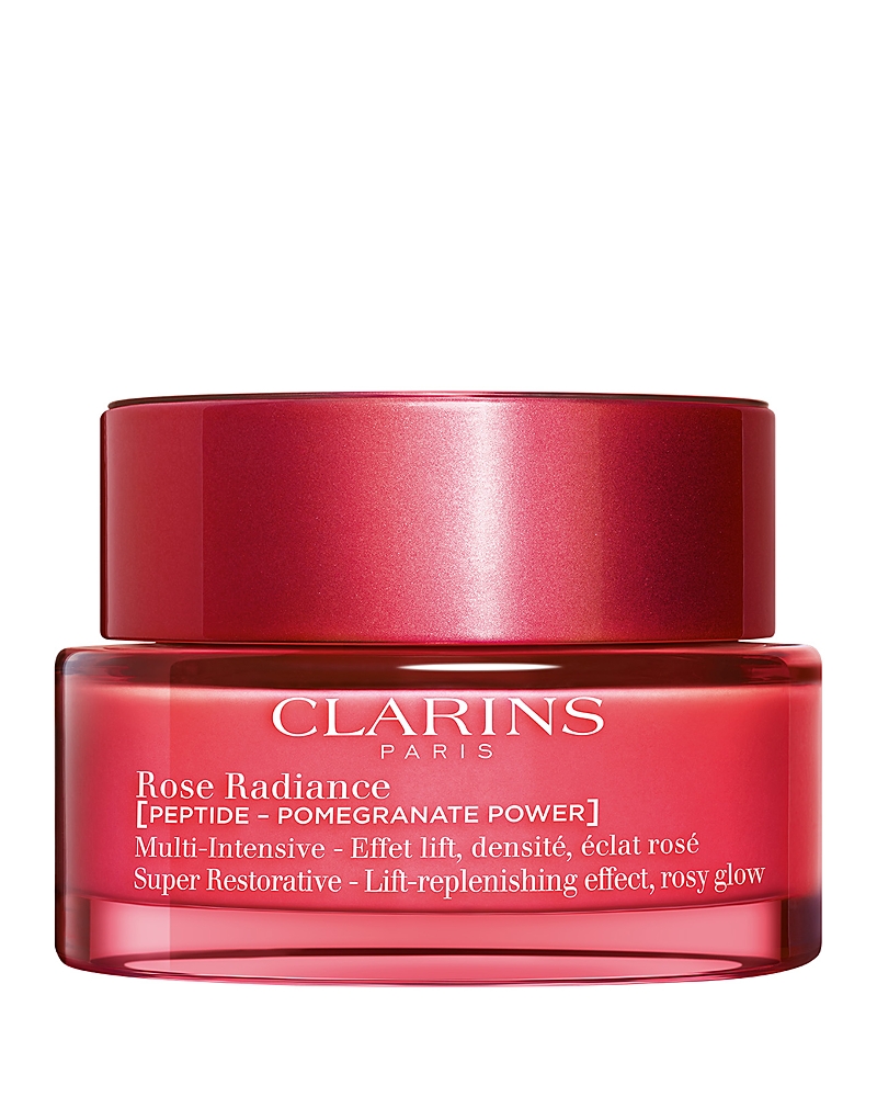 Clarins Super Restorative Rose Radiance Peptide Anti Aging Face Moisturizer In No Color