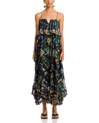 Winter Garden Pleated Dress