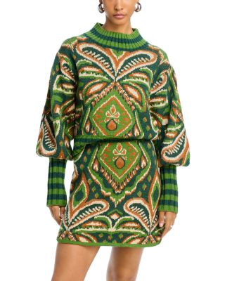 FARM Rio - Pineapple Ikat Sweater