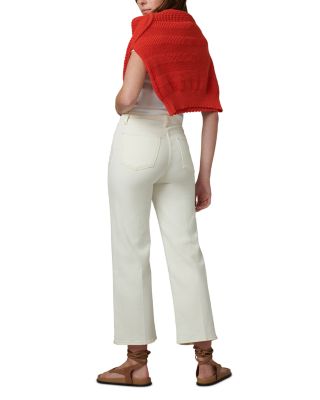 The Blake High Rise Wide Leg Jeans in Milk