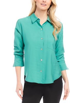 Karen Kane - Ruched Sleeve Shirt