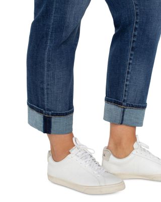 Plus Marley High Rise Girlfriend Cuffed Jeans in Rushland