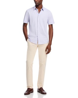 Irving Short-Sleeve Shirt in Structure Knit