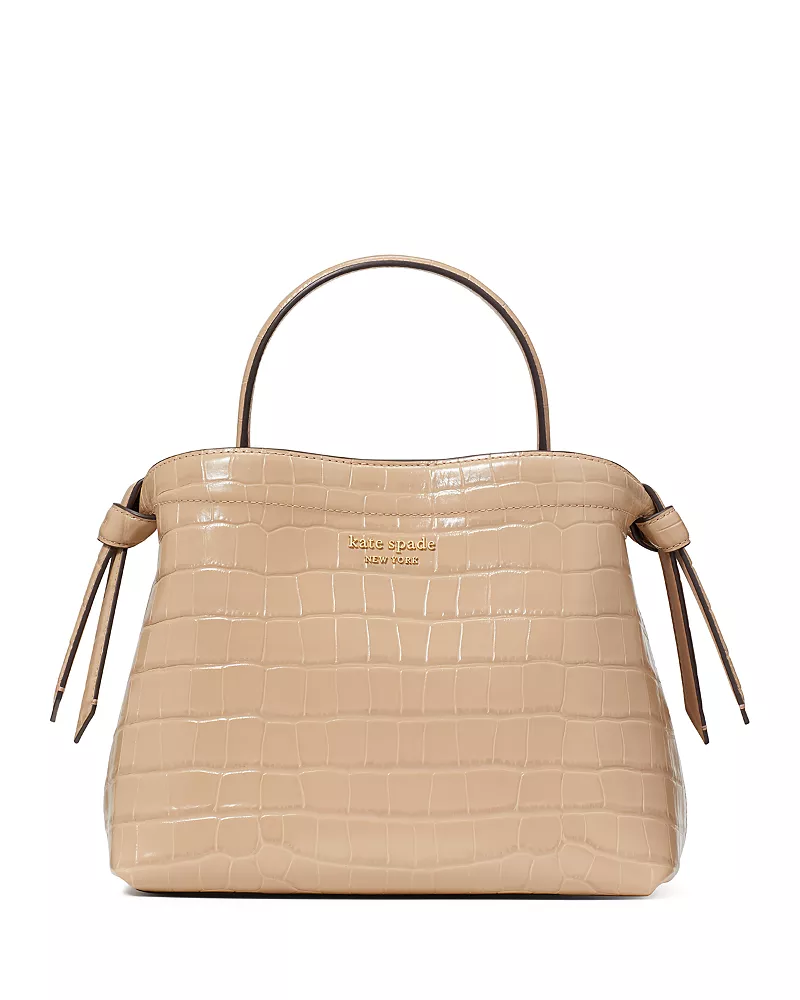 kate spade new york Knott Medium Embossed Leather Handbag