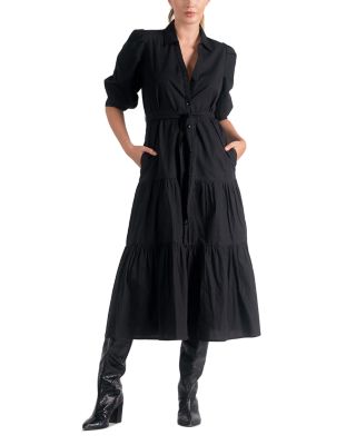 Elan Tiered Midi Dress | Bloomingdale's Women