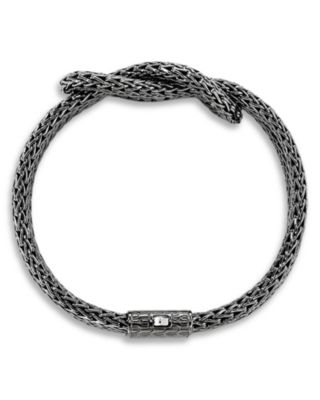 Classic Chain Love Knot Woven Link Bracelet
