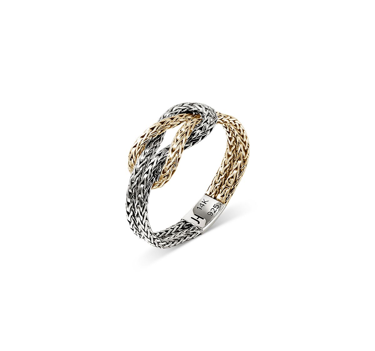 John Hardy 14K Yellow Gold & Sterling Silver Love Knot Ring