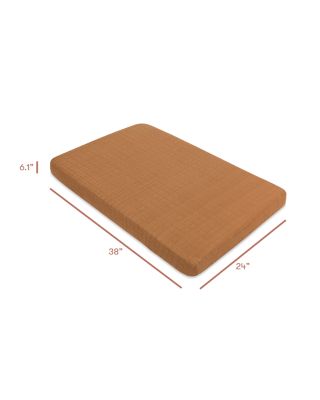 Mini Crib Sheet in GOTS Certified Organic Muslin Cotton