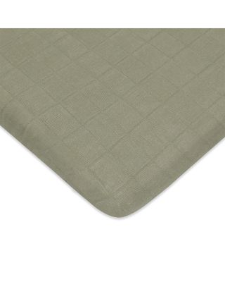 All Stages Midi Crib Sheet in GOTS Certified Organic Muslin Cotton