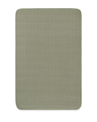 Mini Crib Sheet in GOTS Certified Organic Muslin Cotton