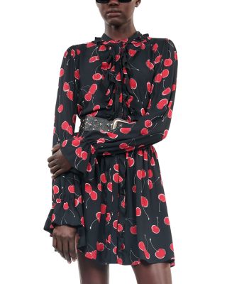 The Kooples - Printed Long Sleeve Dress