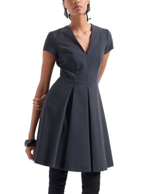 Emporio Armani - Techno Cady Pleated Dress