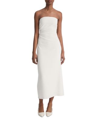 Vince - Side Pleat Midi Dress