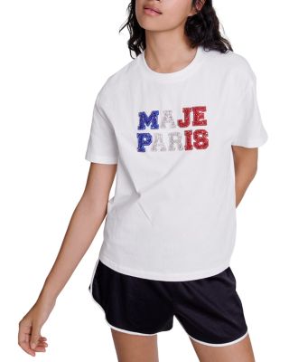 Maje Tamitrico Embellished Tee
