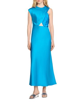 Sandro Barbara Cutout Maxi Dress Bloomingdale's