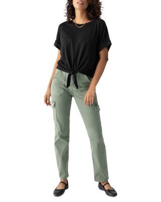 All Day Tie Front Tee