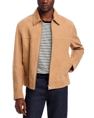 BOSS - Malbano Zip Front Leather Jacket